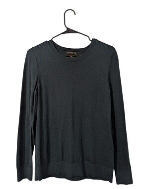 Banana Republic Black Long Sleeve Crewneck Sweater